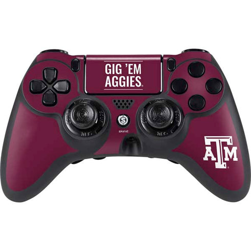 Texas A&M University Gig Em Aggies PlayStation PS4 Skins