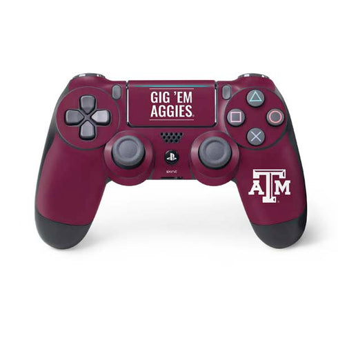 Texas A&M University Gig Em Aggies PlayStation PS4 Skins