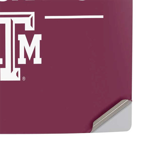 Texas A&M University Gig Em Aggies PS5 Pro Console Skin