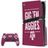 Texas A&M University Gig Em Aggies PlayStation PS5 Skins