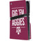 Texas A&M University Gig Em Aggies PS5 Pro Disk Console Skin
