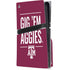 Texas A&M University Gig Em Aggies PS5 Pro Disk Console Skin