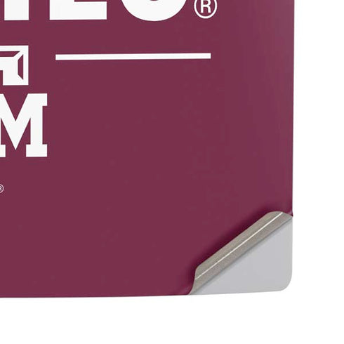 Texas A&M University Gig Em Aggies PS5 Pro Disk Console Skin