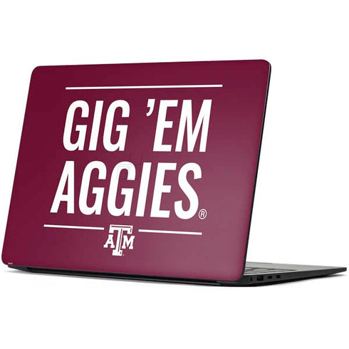 Texas A&M University Gig Em Aggies Surface Laptop 7 15in Skin