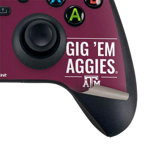 Texas A&M University Gig Em Aggies Xbox Series X Bundle Skin