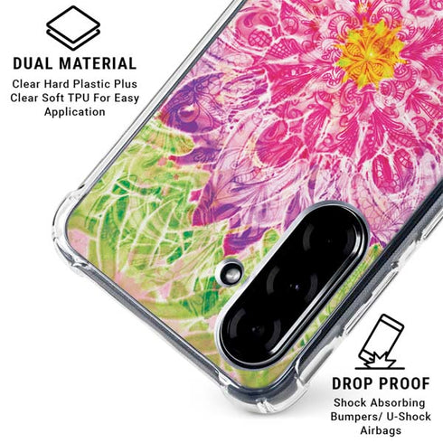 Ginseng Flower Galaxy A36 5G Clear Case