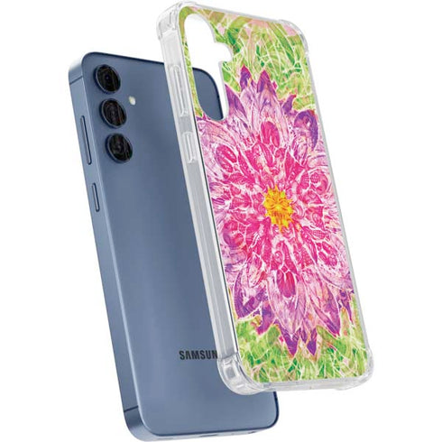 Ginseng Flower Galaxy A55 5G Clear Case