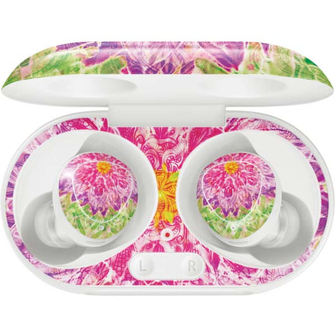 Ginseng Flower Galaxy Buds Plus Skin