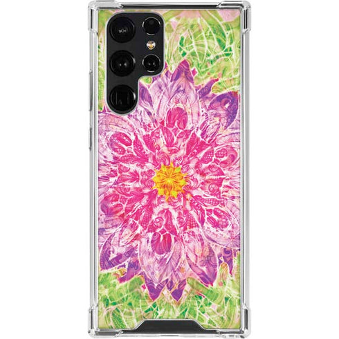 Ginseng Flower Galaxy S23 Ultra Clear Case