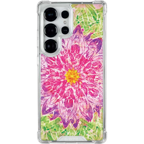Ginseng Flower Galaxy S25 Ultra Clear Case