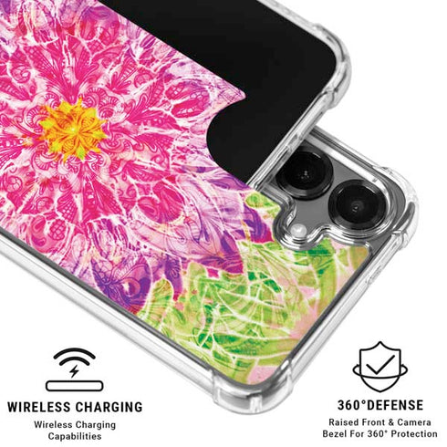 Ginseng Flower Galaxy S26 Clear Case