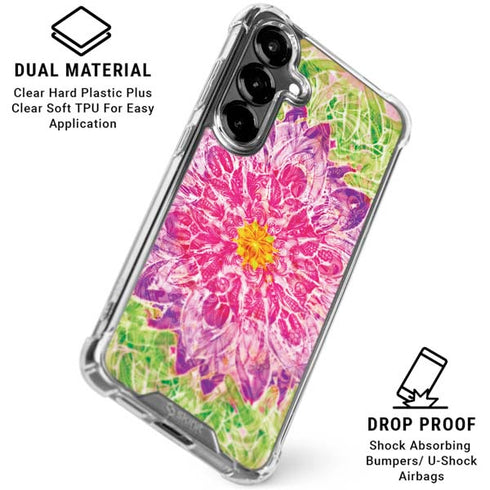 Ginseng Flower Galaxy S26 Plus Clear Case
