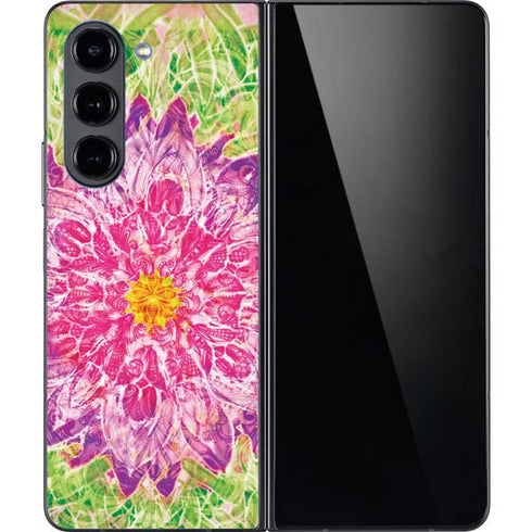 Ginseng Flower Galaxy Z Fold5 5G Skin