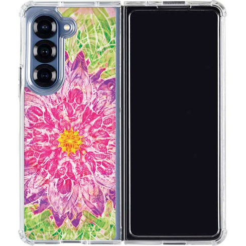 Ginseng Flower Galaxy Z Fold6 Clear Case