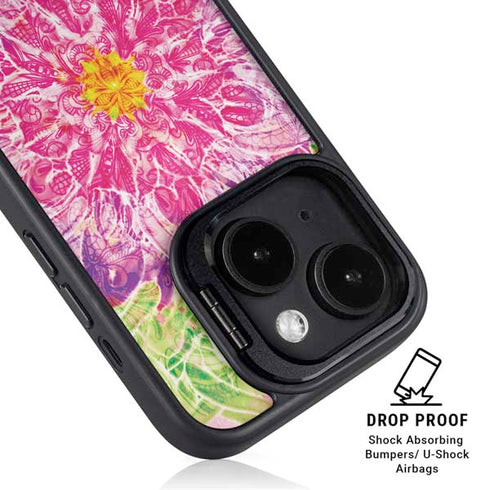 Ginseng Flower iPhone 14 Plus Kickstand Case