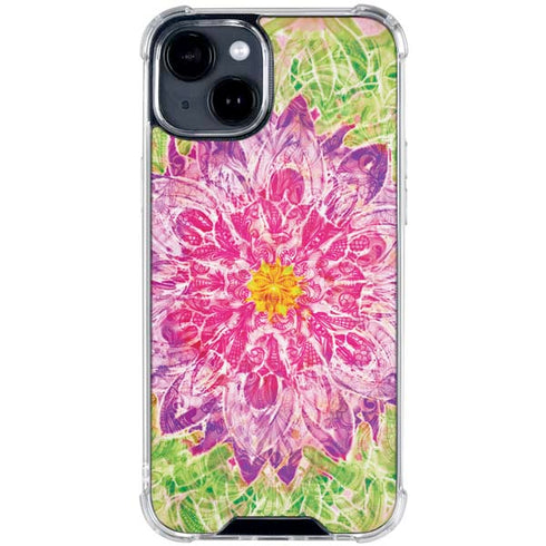 Ginseng Flower iPhone 15 Clear Case