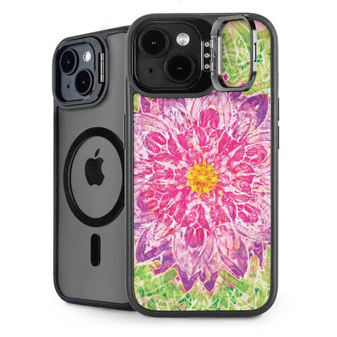 Ginseng Flower iPhone 15 Kickstand Case