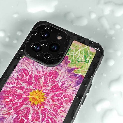 Ginseng Flower iPhone 15 Pro Waterproof Case