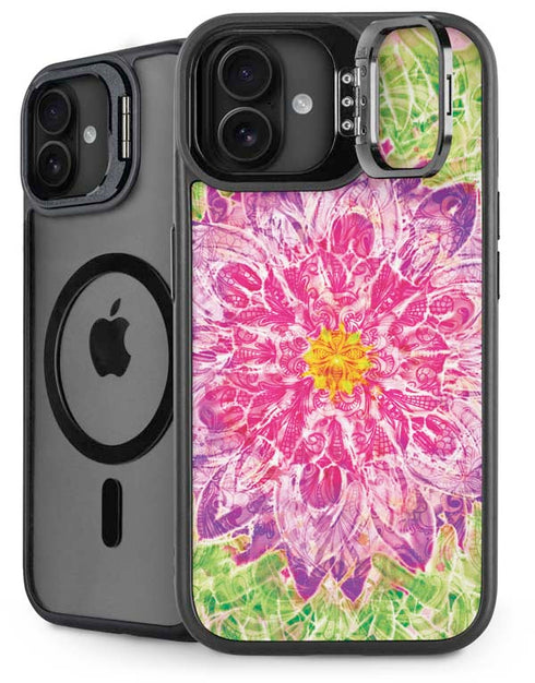 Ginseng Flower iPhone 16 Plus Kickstand Case