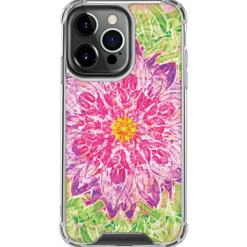 Ginseng Flower iPhone 16 Pro Max Clear Case