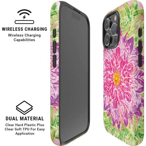 Ginseng Flower iPhone 16 Pro Max Magsafe Impact Case