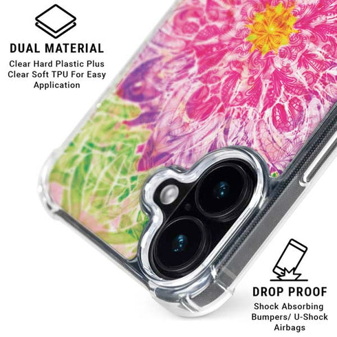 Ginseng Flower iPhone 17 Clear Case