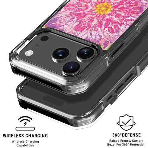Ginseng Flower iPhone 18 Pro Clear Case
