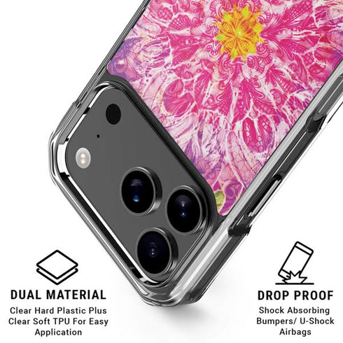 Ginseng Flower iPhone 18 Pro Clear Case