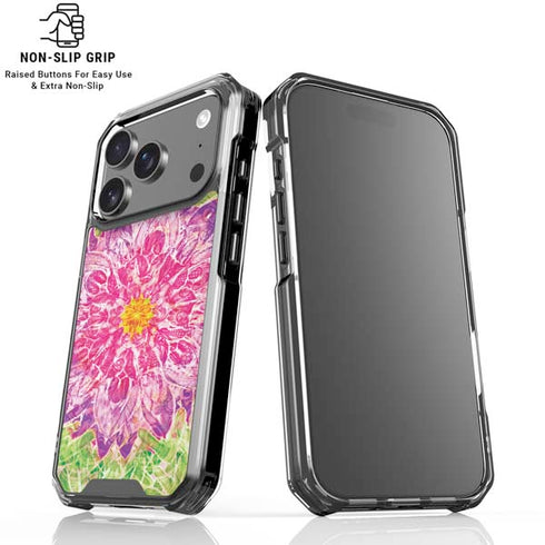 Ginseng Flower iPhone 18 Pro Clear Case
