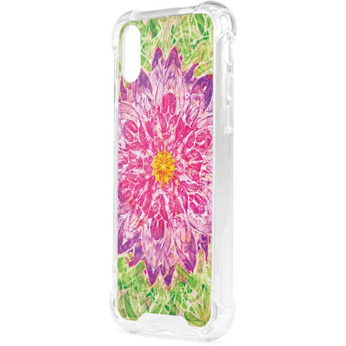 Ginseng Flower iPhone XS Clear Case