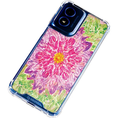 Ginseng Flower Moto G 5G (2024) Clear Case