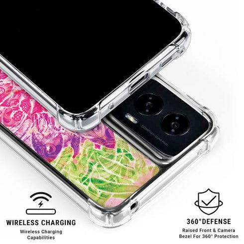 Ginseng Flower Moto G Power 5G (2024) Clear Case