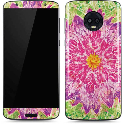 Ginseng Flower Moto G6 Skin