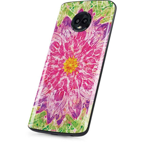 Ginseng Flower Moto G6 Skin