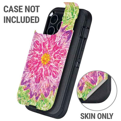 Ginseng Flower Otterbox Defender iPhone Skin