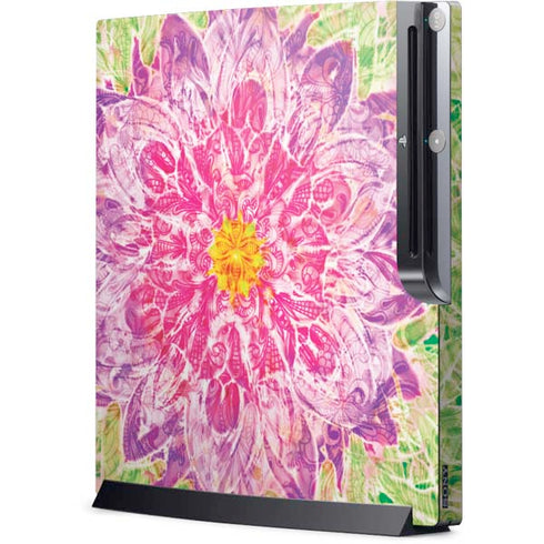 Ginseng Flower Playstation 3 & PS3 Slim Skin