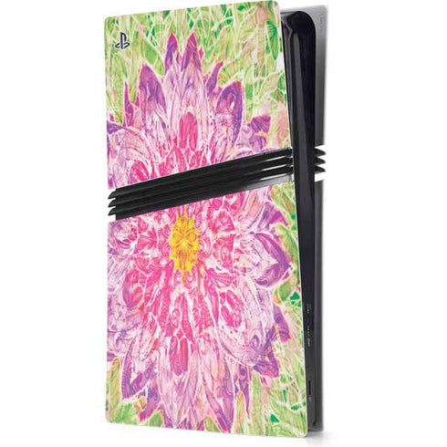 Ginseng Flower PS5 Pro Console Skin