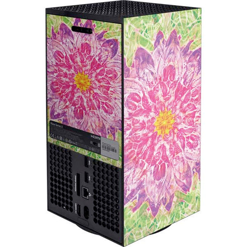Ginseng Flower XBox Series X Digital Edition Console Skin