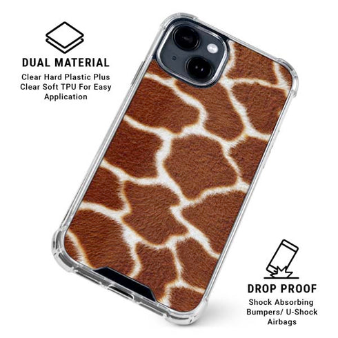 Giraffe iPhone 15 Clear Case