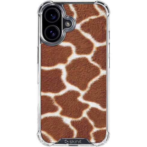 Giraffe iPhone 16 Clear Case