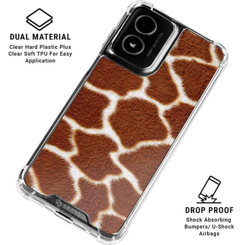 Giraffe Moto G Power 5G (2024) Clear Case
