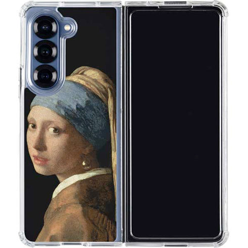 Johannes Vermeer Girl with a Pearl Earring Galaxy Z Fold6 Clear Case