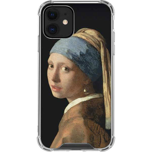 Johannes Vermeer Girl with a Pearl Earring iPhone 12 Mini Clear Case