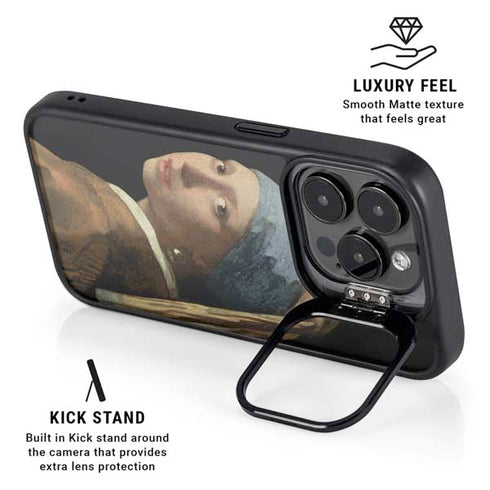 Johannes Vermeer Girl with a Pearl Earring iPhone 14 Pro Kickstand Case