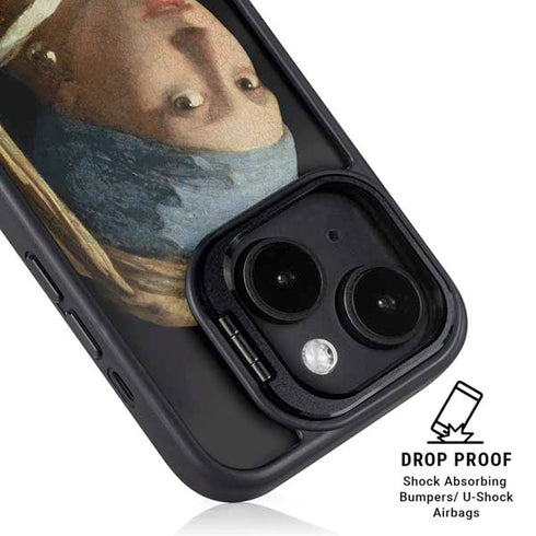 Johannes Vermeer Girl with a Pearl Earring iPhone 15 Plus Kickstand Case