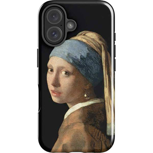 Johannes Vermeer Girl with a Pearl Earring iPhone 16 Impact Case
