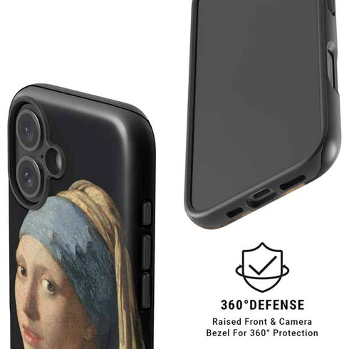 Johannes Vermeer Girl with a Pearl Earring iPhone 16 Plus Magsafe Impact Case
