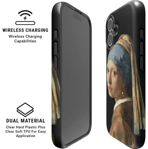 Johannes Vermeer Girl with a Pearl Earring iPhone 16 Plus Magsafe Impact Case
