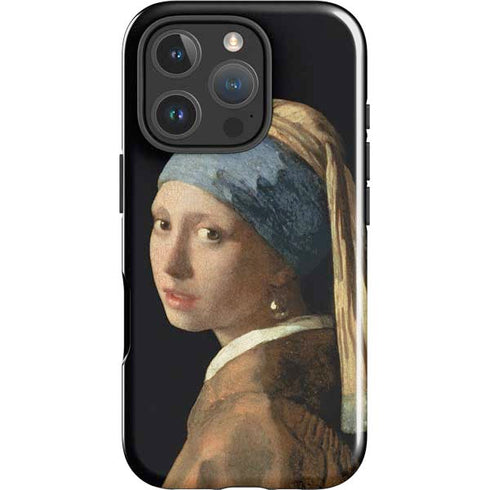 Johannes Vermeer Girl with a Pearl Earring iPhone 16 Pro Impact Case