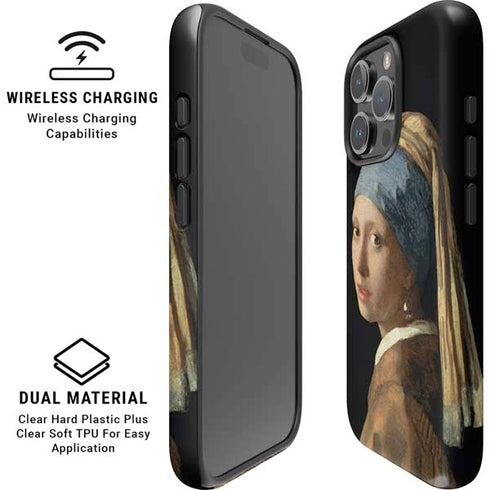Johannes Vermeer Girl with a Pearl Earring iPhone 16 Pro Magsafe Impact Case